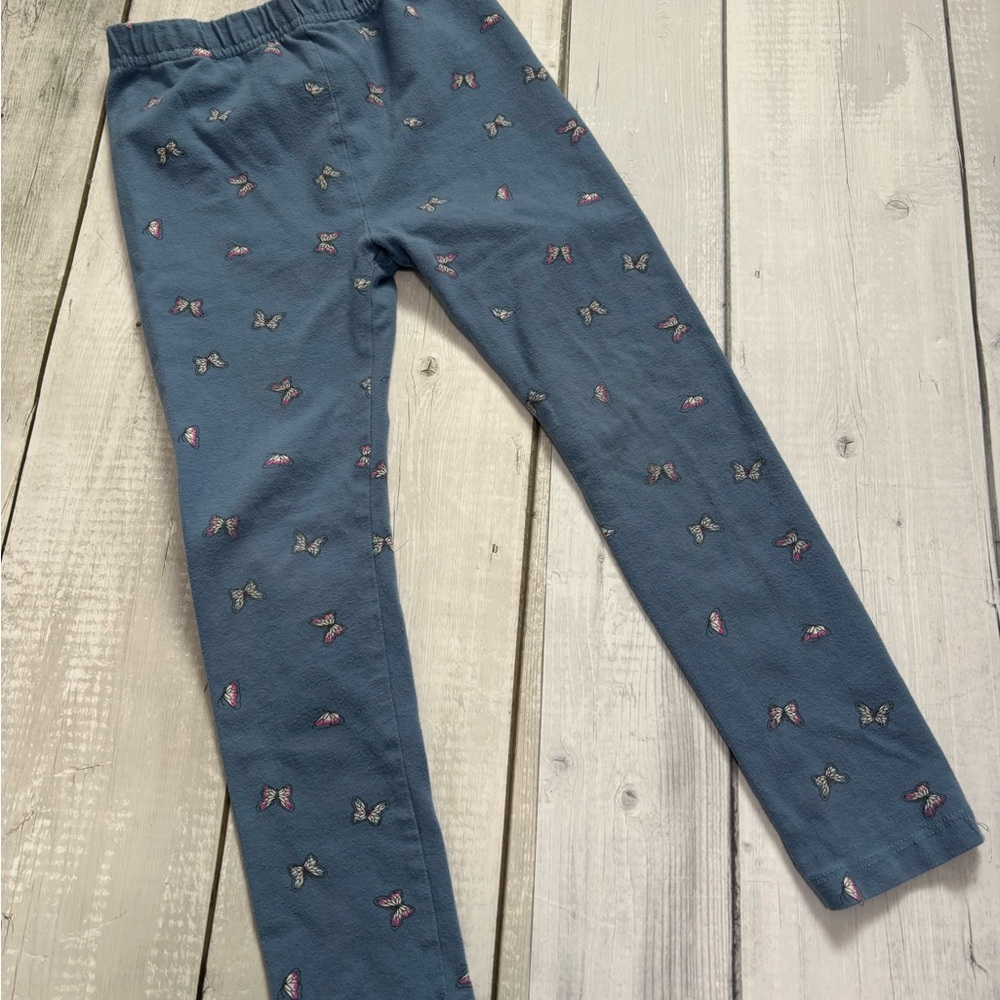 5/$25 George Blue Leggings with Butterfly Accent